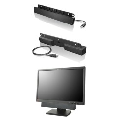 "Enhance Your Audio Experience with Lenovo USB Soundbar - Model 0A36190"